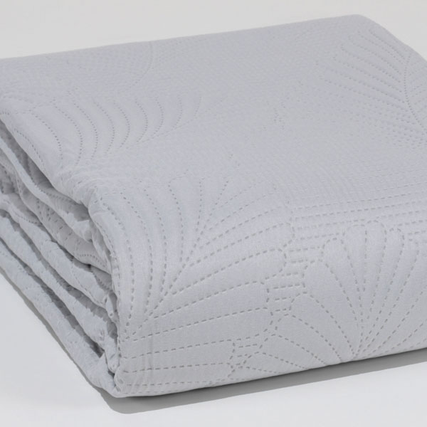 Copriletto-mano-seta®-Bali-Perla