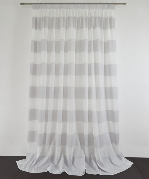 Tessuto Tenda FLY col. Perla 04 + Confezione sartoriale "piega fissa" SU MISURA €63.00 al metro