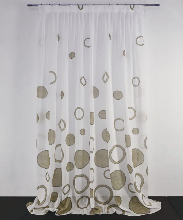 Tessuto Tenda MASON col. Cacao 006 + Confezione sartoriale "piega fissa" SU MISURA €59.90 al metro