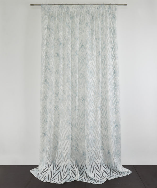 Tessuto Tenda WHEAT col. Tiffany 0301 + Confezione sartoriale "piega fissa" SU MISURA €69.00 al metro