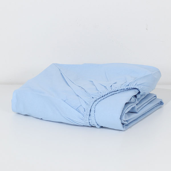 Lenzuolo-Sotto-Con-Angoli-Tinta-Unita-Continuativo Color Celeste