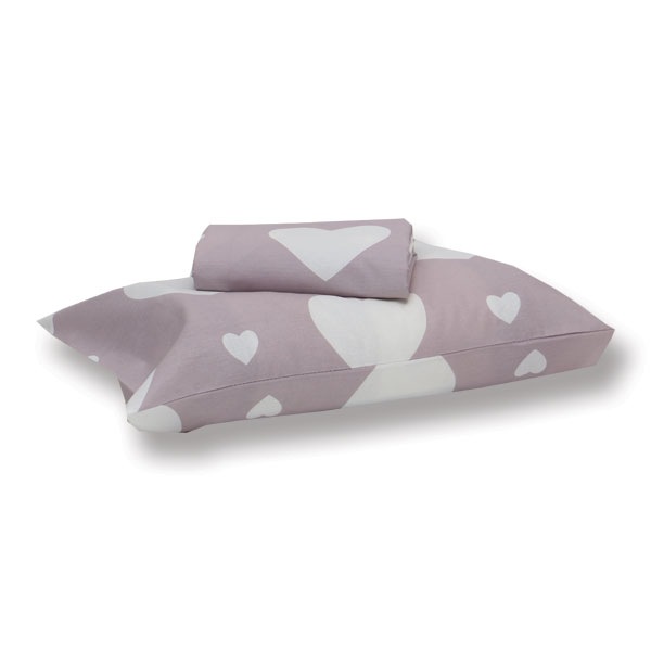 Parure Copripiumino Lettino Love - Malva