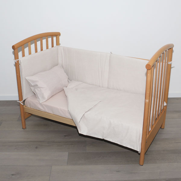 Parure Copripiumino Lettino Skin - Beige