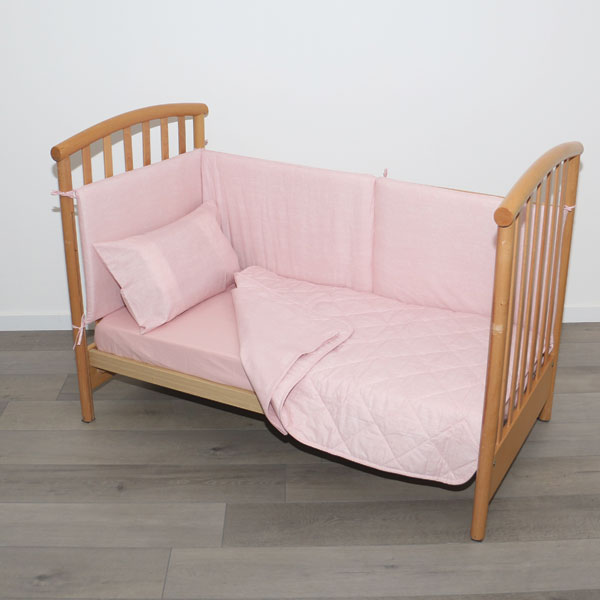 Lettino+Trapuntino+Lenzuola-Cipria