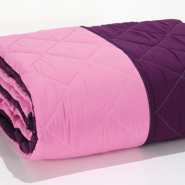 Trapuntino mano seta® Double Melanzana/Fresia