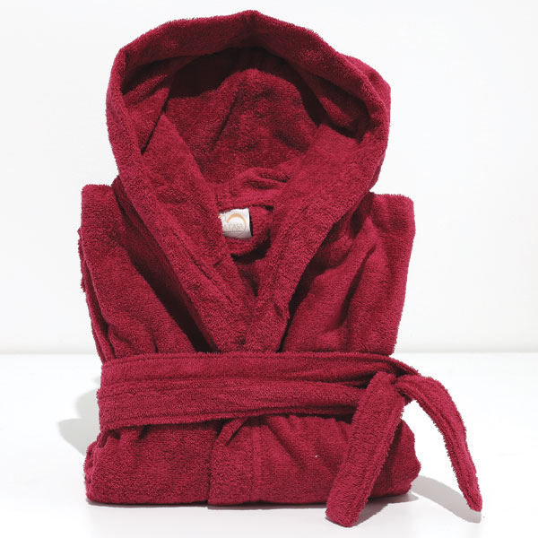 Accappatoio-Spugna-Soft-Bordeaux