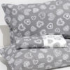Parure-Copripiumino-FLANELLA Shabby-Cuori-2022-Grigio