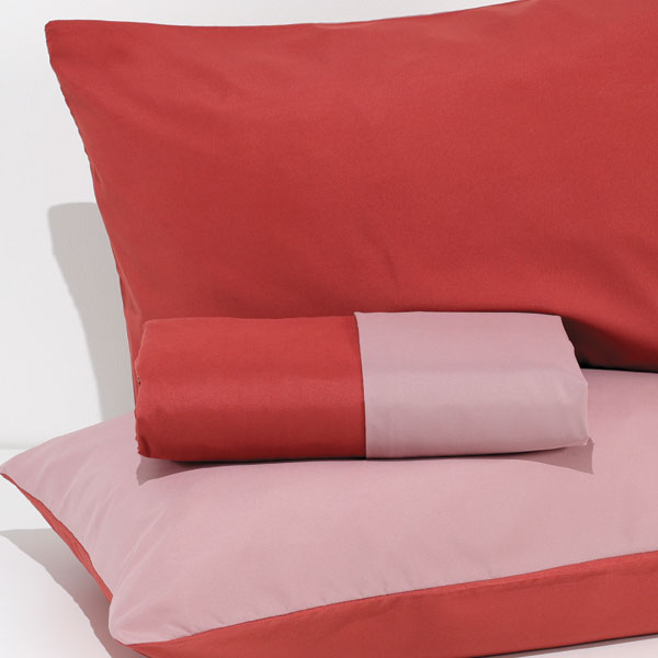 Parure-Copripiumino-Sensation-Rosa-Antico-Mattone-2-Piazze