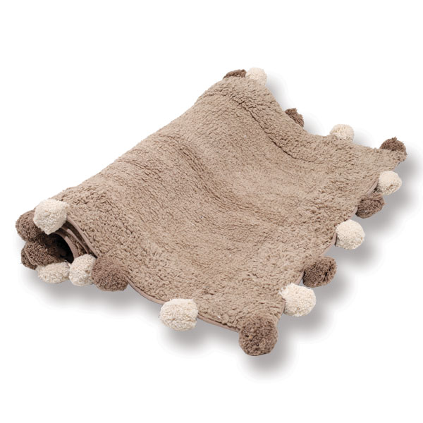 Tappeto-Ballin-Pon-Pon-Tortora