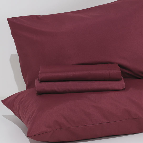 Completo-Lenzuola-mano-seta®-Sensation-2Piazze-Amaranto