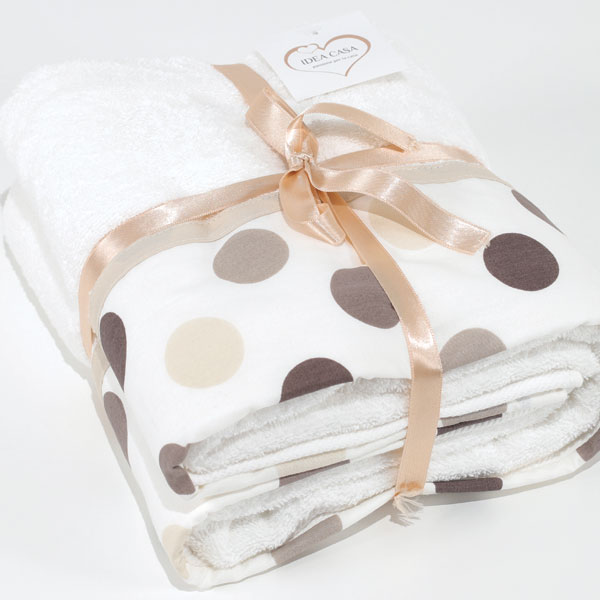 Telo-Doccia-Pois-Grande-Barcellona-Beige