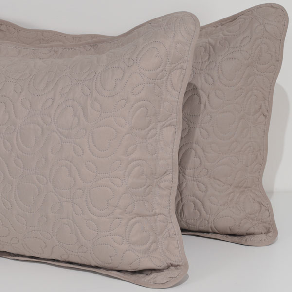 Coppia-Federe-mano-seta®-Cuoricini-Tortora