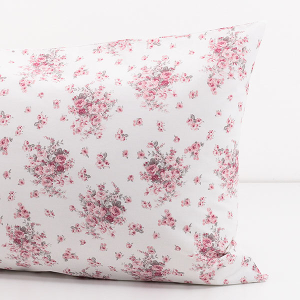 Federa-Frida-100%-Cotone-Bouquet-Malva