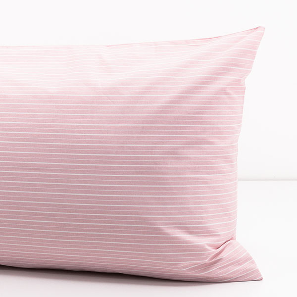 Federa-Frida-100%-Cotone-Righe-Malva