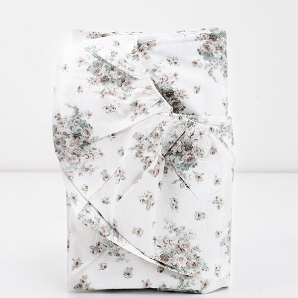 Lenzuolo-Sotto-Frida-100%-Cotone-Bouquet-Tortora