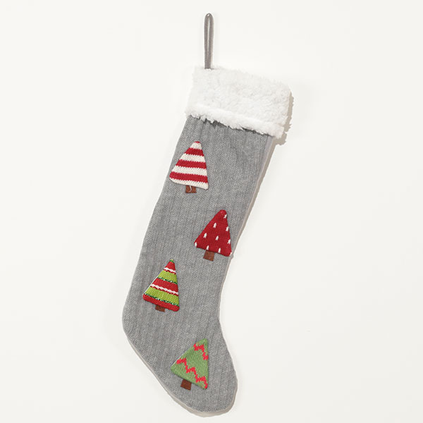 Calza-Befana-Alberi-Grigio