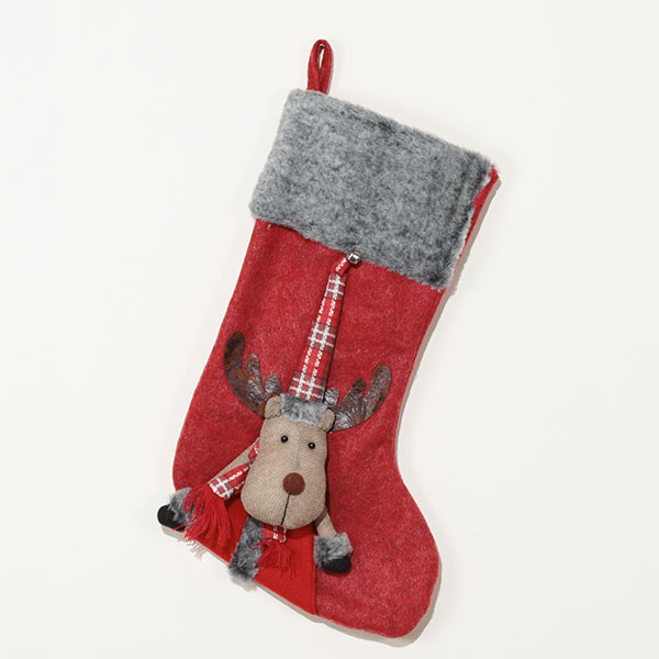 Calza-Natale-Renna-Bordo-Grigio