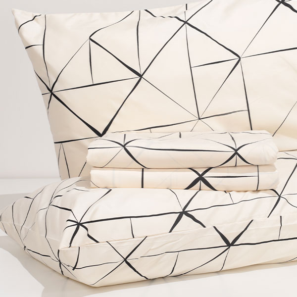 Completo-Letto-Mano-Seta-Modern-Beige