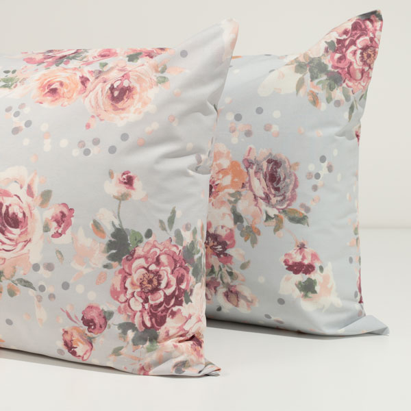 Coppia-Federe-Flowers-Orange