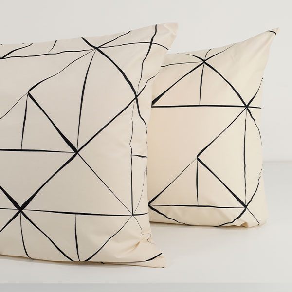 Coppia-Federe-Modern-Percalle-Beige