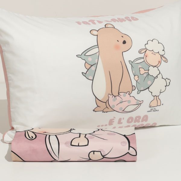 Parure-Copripiumino-Mano-Seta-Happy-People-Fate-Largo-Rosa
