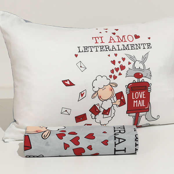 Parure-Copripiumino-Mano-Seta-Happy-People-Ti-Amo-Grigio