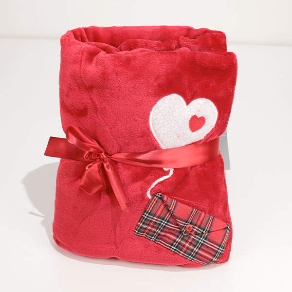 Plaid-In-Pile-Moena-Rosso