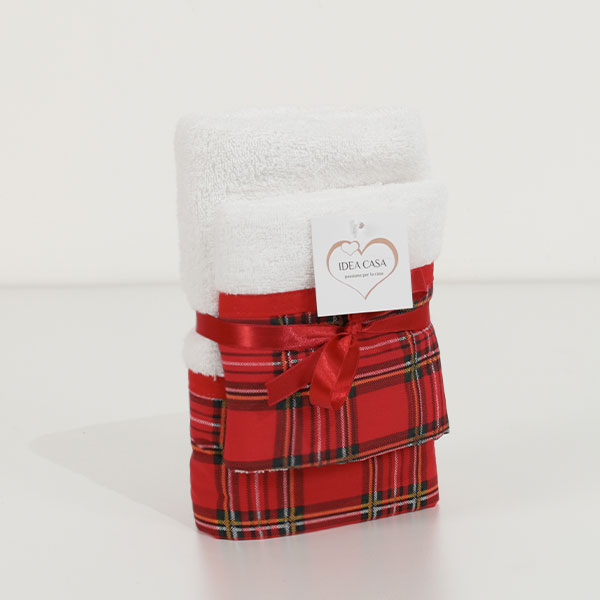 Viso-+-Ospite-Mini-Tartan-Rosso