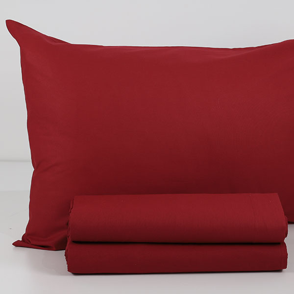 Completo-Lenzuola-Tinta-Unita Continuativo Color-Bordeaux-1