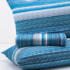 Parure-Copripiumino-100%-Cotone-Millerighe-Blu