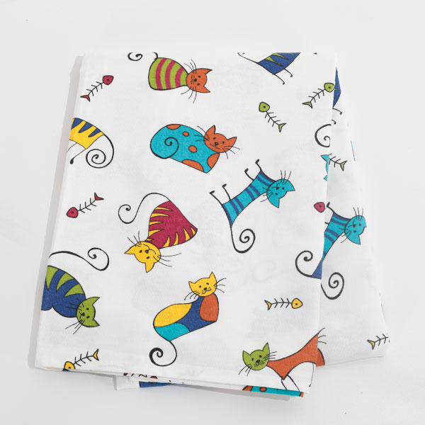 Tovaglia-Estate-100%-Cotone-Gatto