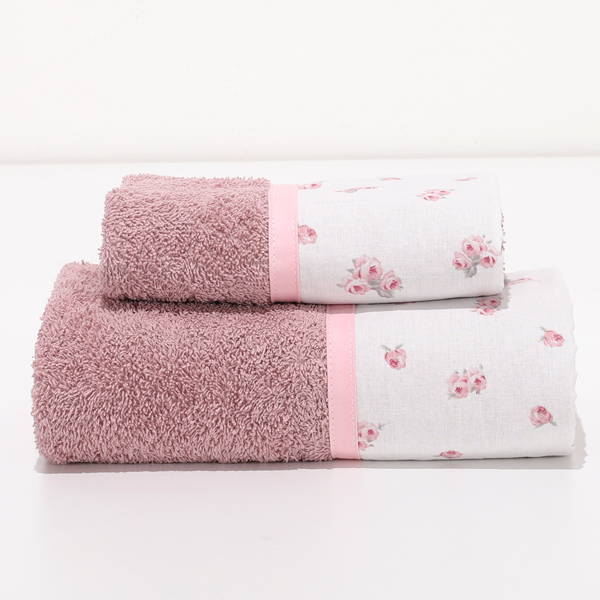 Viso+Ospite Frida Bocciolo Malva Spugna Malva