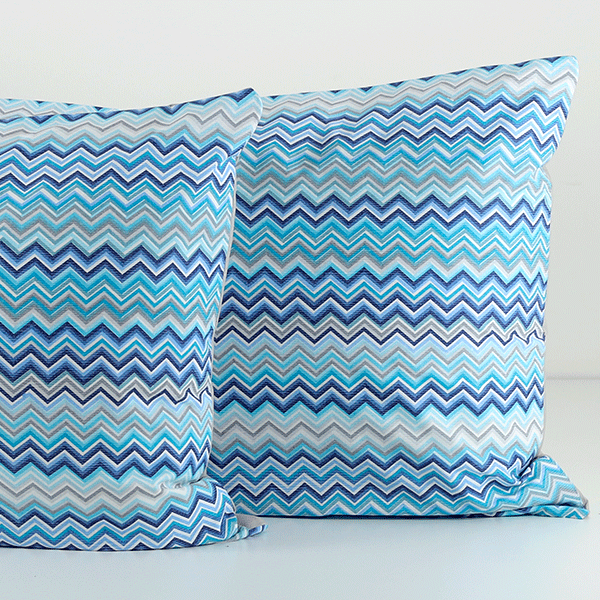 Coppia-Federe-ZigZag Blu