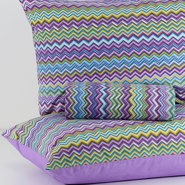 Parure-Copripiumino-ZigZag-Viola