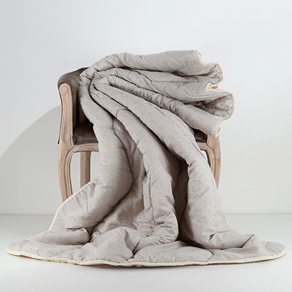 Plaid Imbottito-Snake-Tortora1