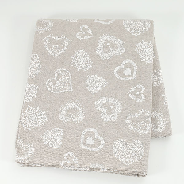 Tovaglia-Shabby-Heart-Bianco