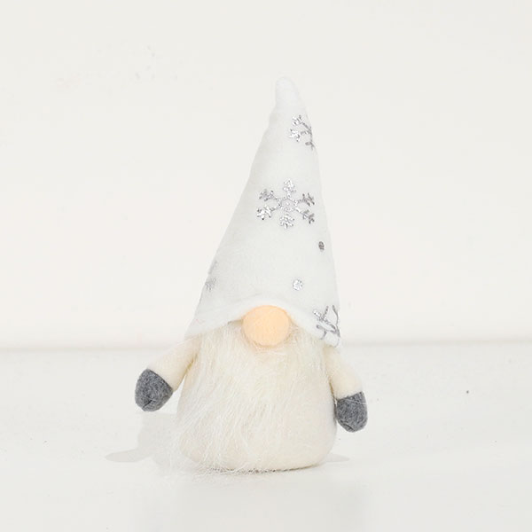 Gnometto Ricky Bianco Fiocchi Argento