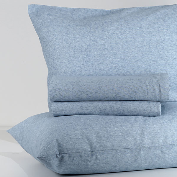 Completo-Letto-Cotton-Melange-Celeste