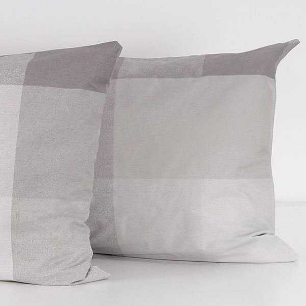 Coppia Federe 100% Cotone "Dublino" Beige 