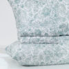 Completo-Lenzuola-Cotton-Ramage-Verde