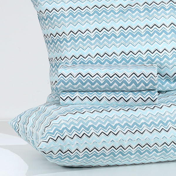 Completo-Lenzuola-Cotton-Zig-Zag-Celeste