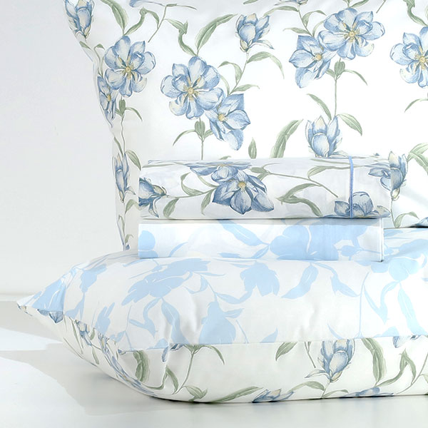 Completo-Lenzuola-Leila-Azzurro