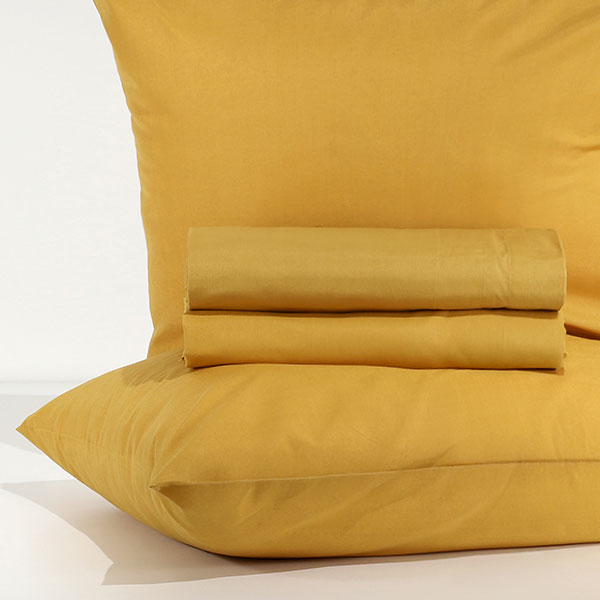 Completo-Lenzuola-Extra-Cotton-Ocra