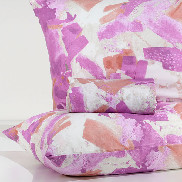 Parure-Copripiumino-Clizia-Astratto-Viola