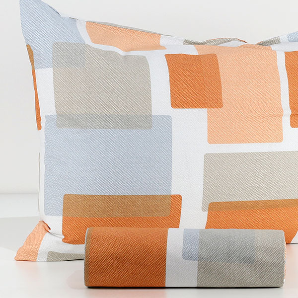 Parure-Copripiumino-Frame-Arancio-1