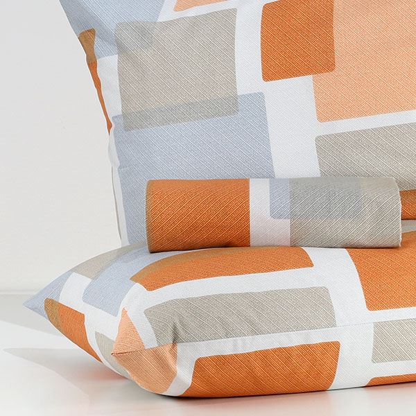 Parure-Copripiumino-Frame-Arancio